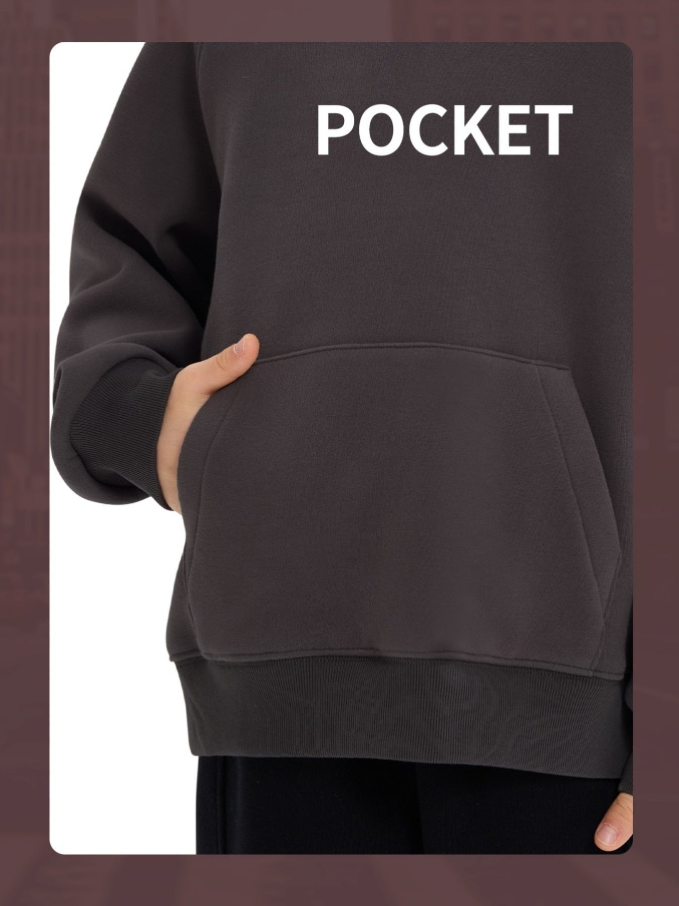 MIANZHI Boys' Hooded Sweatshirt