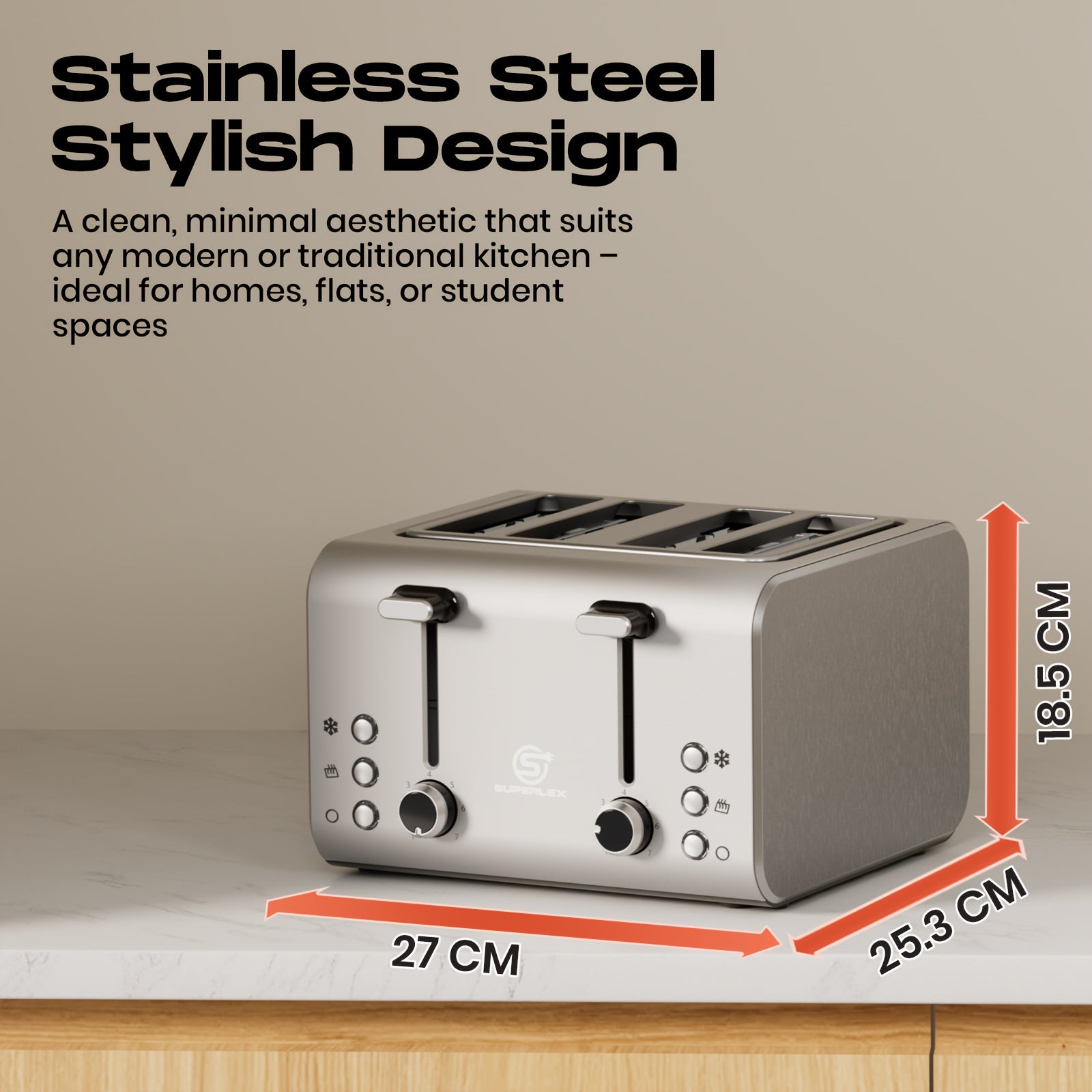 Grille-pain SUPERLEX 1600W