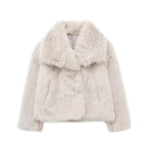 Manteau d'hiver en peluche