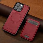 Coque portefeuille magnétique détachable