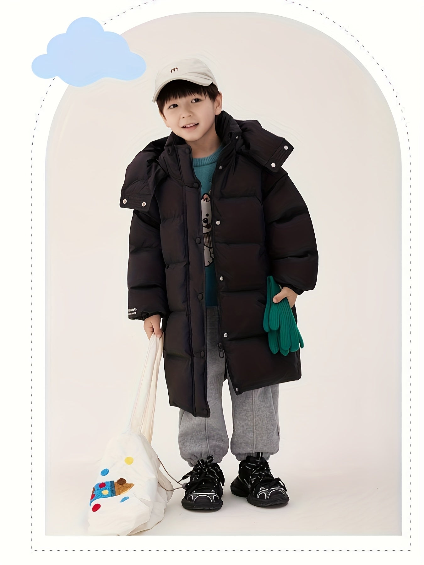 Huaiyue Kids Winter Coat