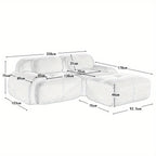 Canapé d'angle modulaire