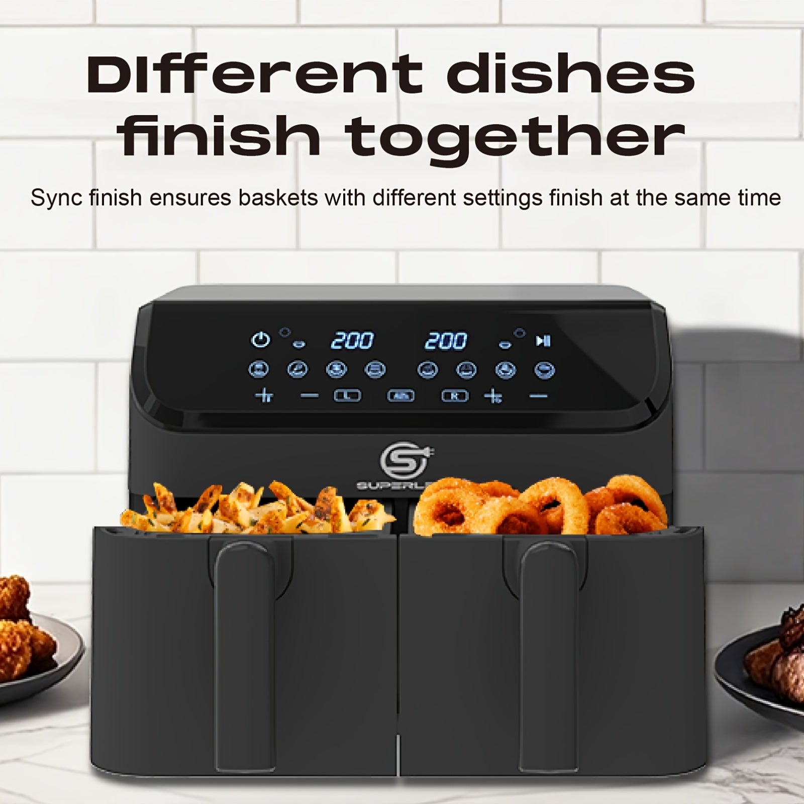 Air Fryer SUPERLEX 9L (2×4.5L)
