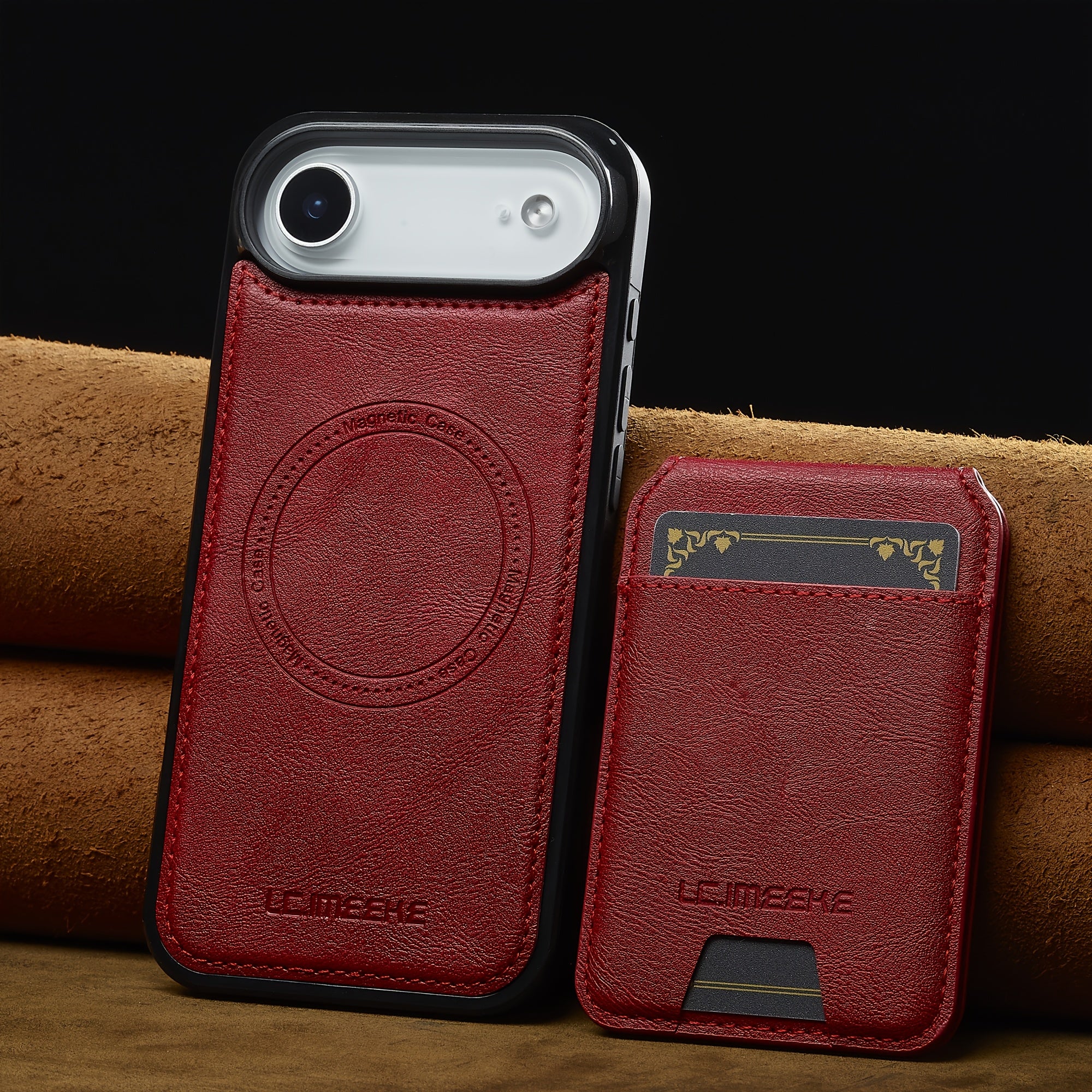 Coque portefeuille magnétique détachable