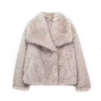 Manteau d'hiver en peluche