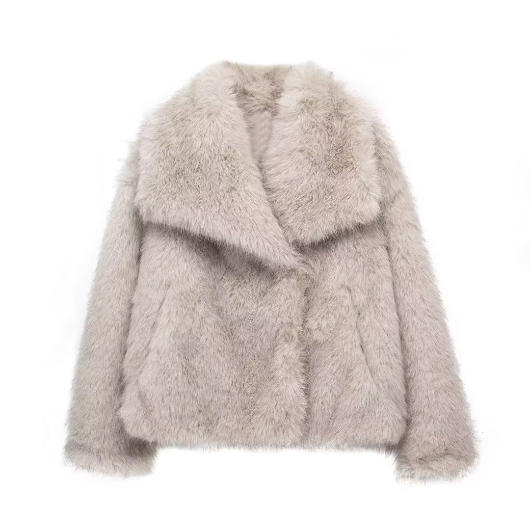 Manteau d'hiver en peluche