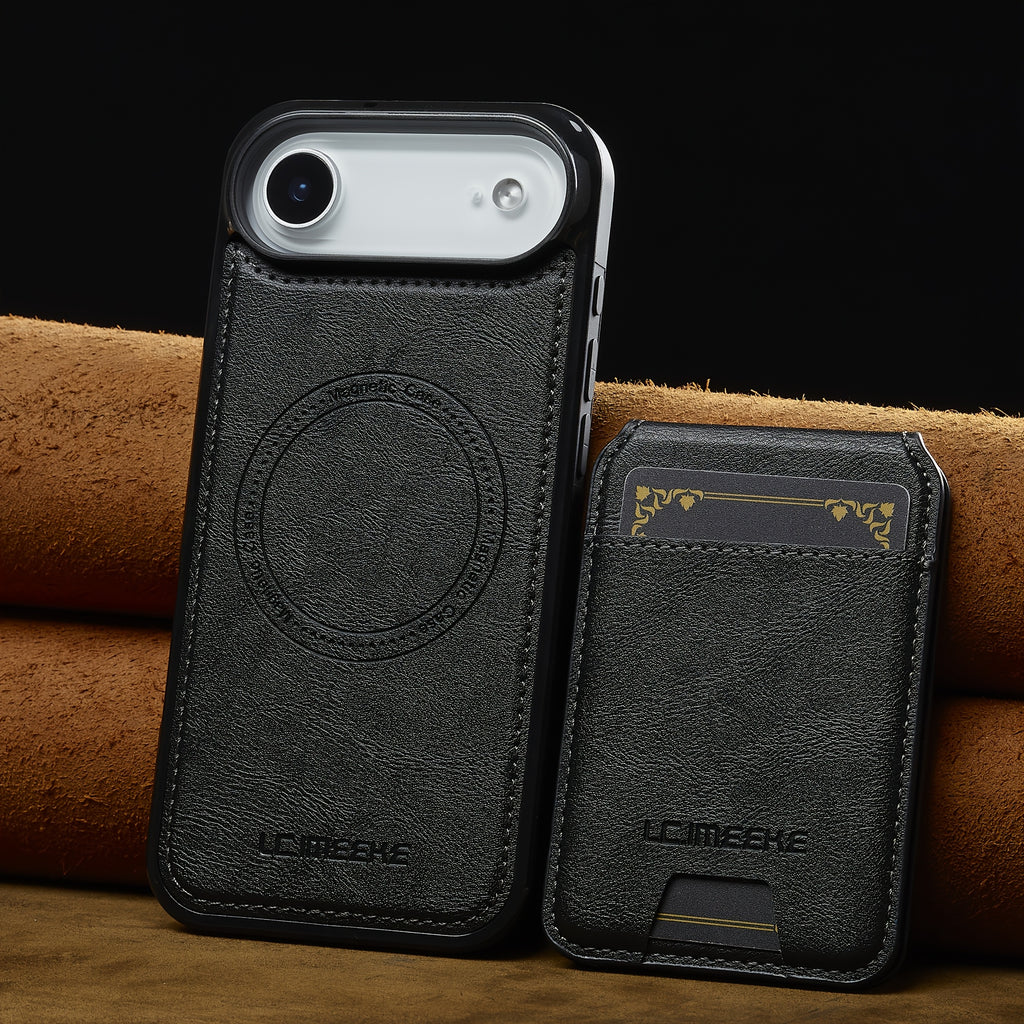 Coque portefeuille magnétique détachable