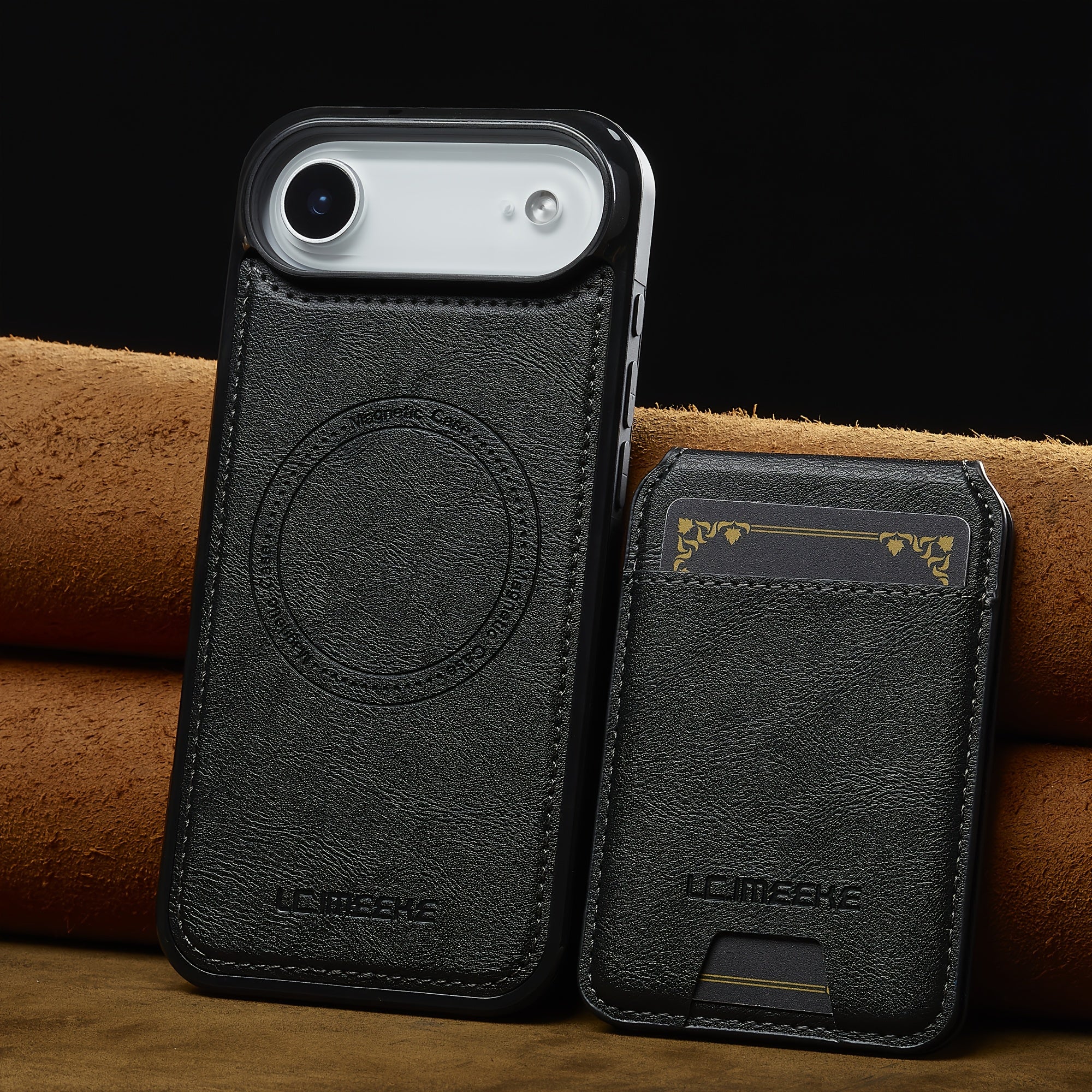 Coque portefeuille magnétique détachable