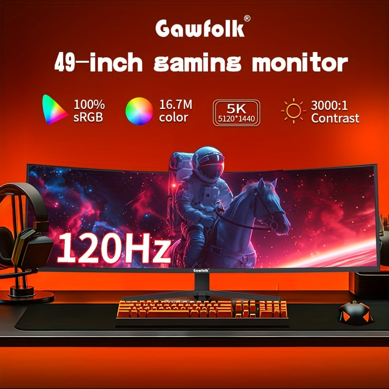 Ecran incurvé Gawfolk 49 pouces