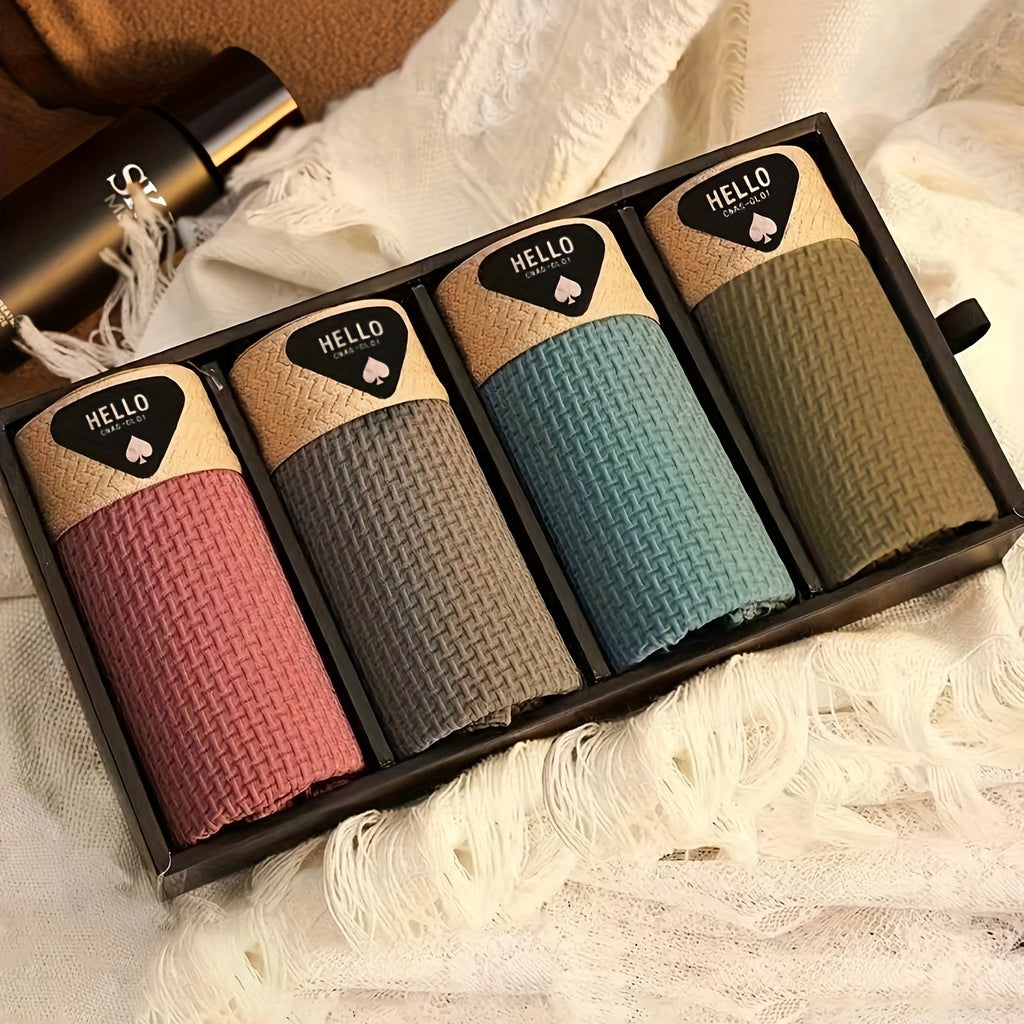 Boxers pour hommes en fibre de soie glacée