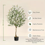 Artificial olive tree, 2.1 meters tall