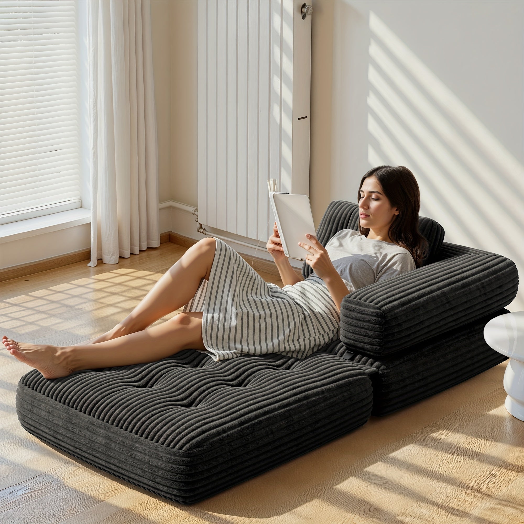 Canapé-lit 2-en-1 convertible