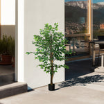 Ficus artificiel HOMCOM 1,50 m - Electromagna