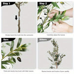 Olivier artificiel de 2,1 mètres - Electromagna